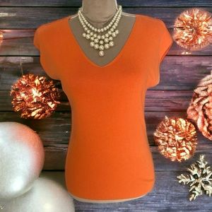 Talbots Sleeveless V-neck Knit Top Size Mp